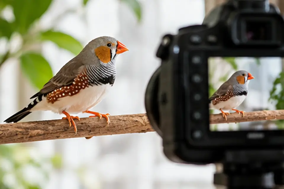 Как фотографировать амадин для сравнения